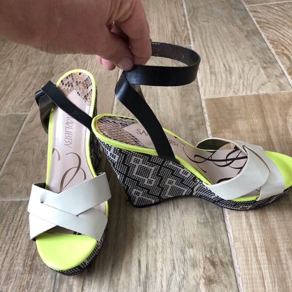 Sam & Libby Shoes - Sam & Libby Detailed Wedge Sandals